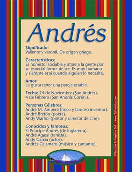 Significado del nombre Andrés