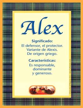 Nombre Alex