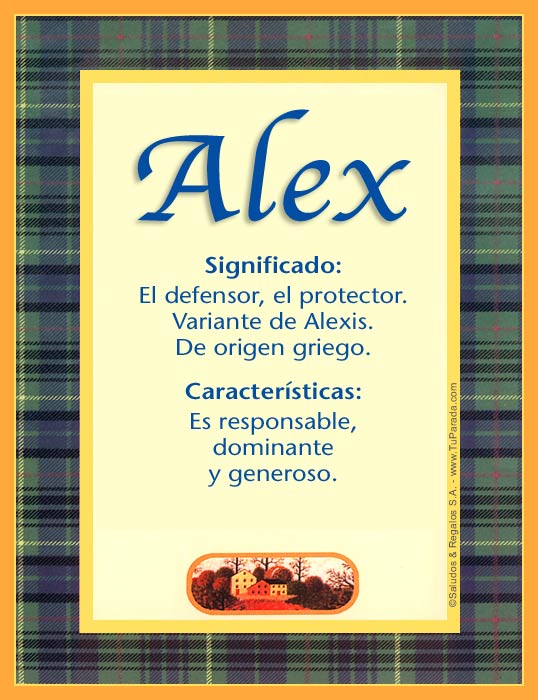 Alex A, tarjetas
