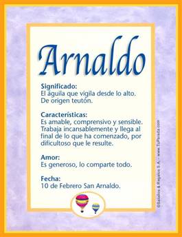 Nombre Arnaldo