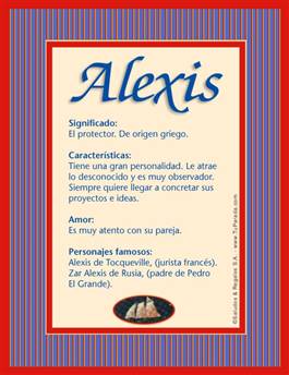 Significado del nombre Alexis