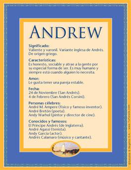 Nombre Andrew