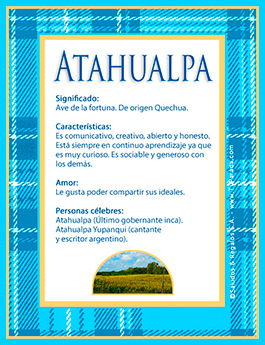 Nombre Atahualpa