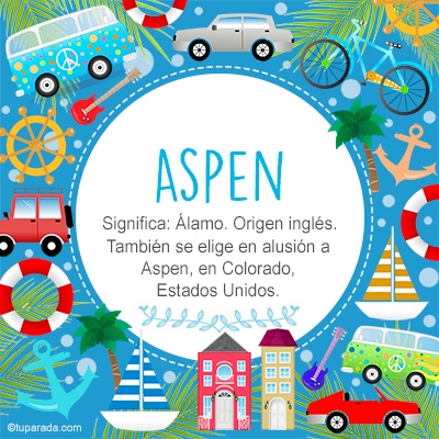 Significado Nombre Aspen