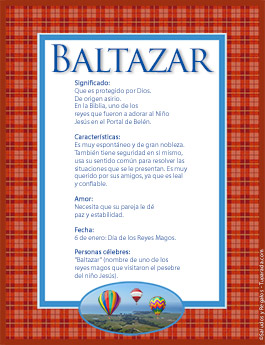 Significado del nombre Baltazar