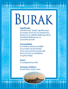 Significado del nombre Burak