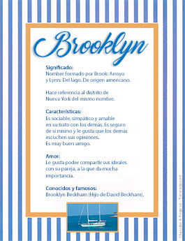 Significado del nombre Brooklyn