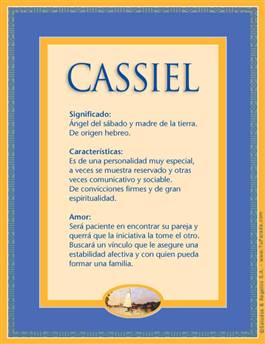 Significado del nombre Cassiel