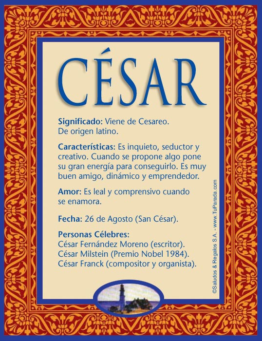 César, C, tarjetas César, C, tarjetas