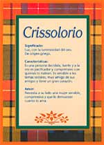 Crissolorio