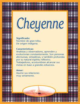 Significado del nombre Cheyenne