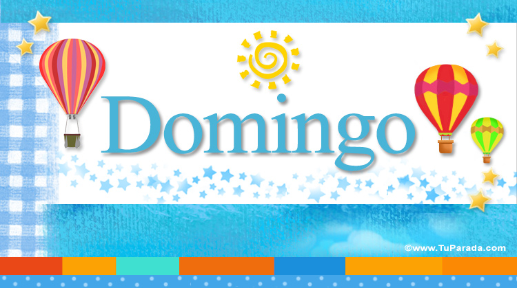 Nombre Domingo, Imagen Significado de Domingo