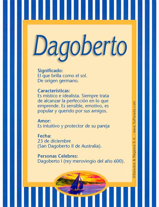 Tarjeta - Dagoberto