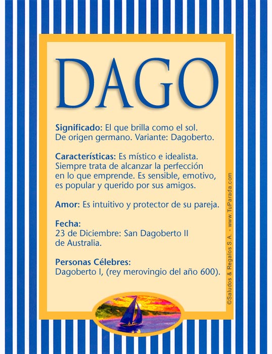 Tarjeta - Dago