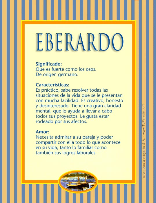 Tarjeta - Eberardo