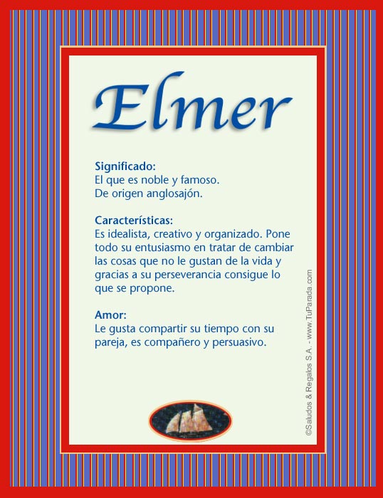 Tarjeta - Elmer