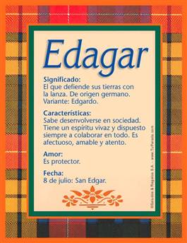 Significado del nombre Edagar