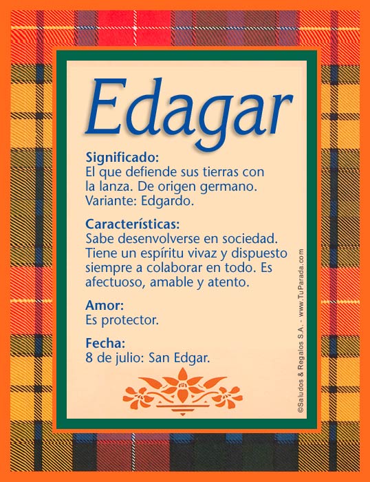 Tarjeta - Edagar