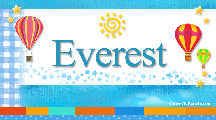 Nombre Everest, Imagen Significado de Everest