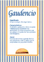 Gaudencio
