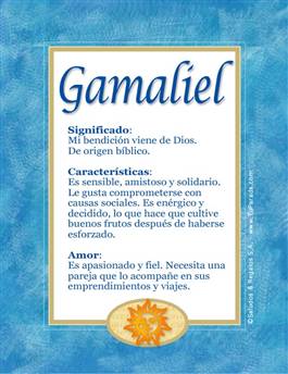 Significado del nombre Gamaliel