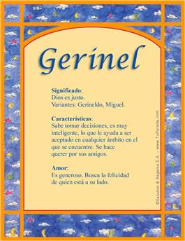 Significado del nombre Gerinel