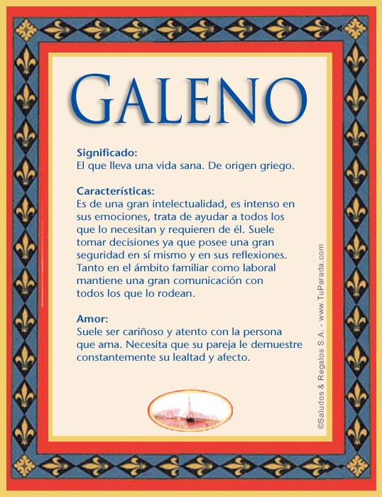 Tarjeta - Galeno