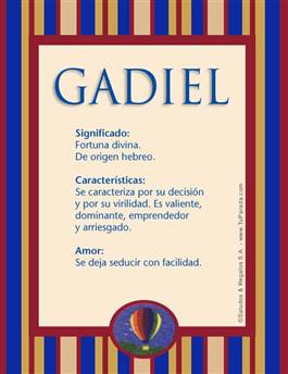 Significado del nombre Gadiel
