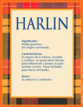 Significado del nombre Harlin