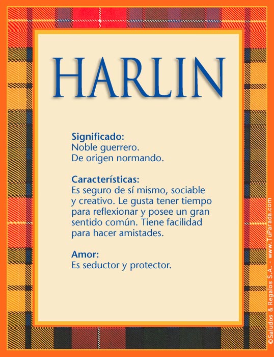 Tarjeta - Harlin