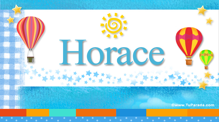 Nombre Horace, Imagen Significado de Horace
