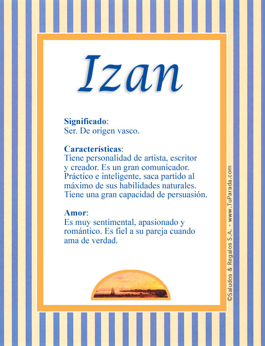 Tarjeta - Izan