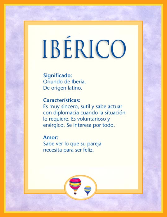 Tarjeta - Ibérico