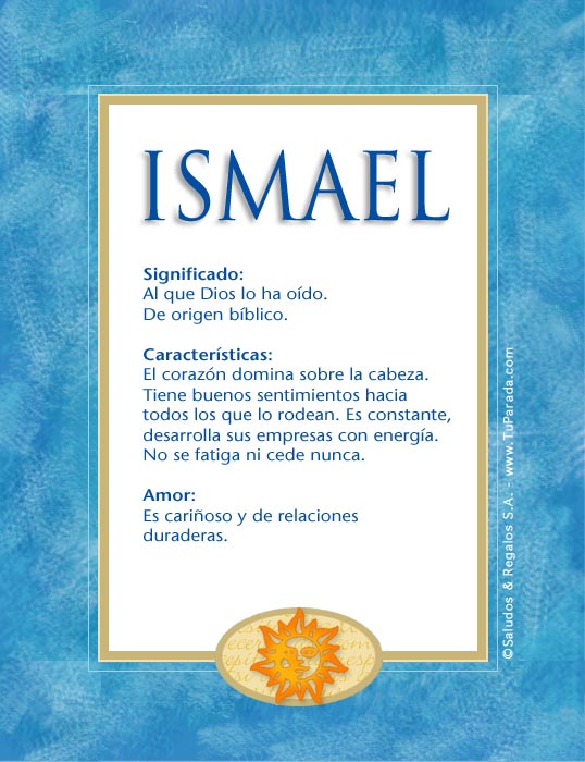 Tarjeta - Ismael