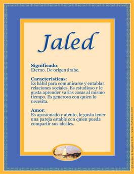 Significado del nombre Jaled