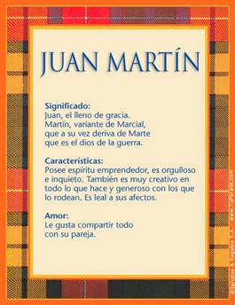 Significado del nombre Juan Martín