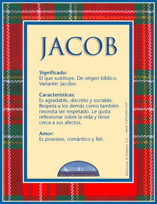 Tarjeta - Jacob
