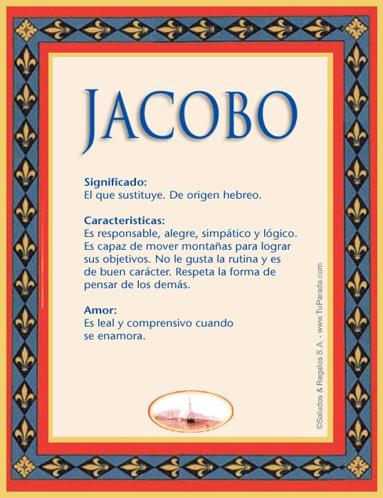 Tarjeta - Jacobo