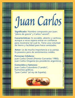 Significado del nombre Juan Carlos