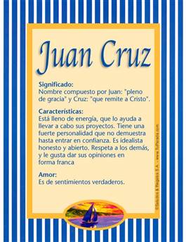 Significado del nombre Juan Cruz