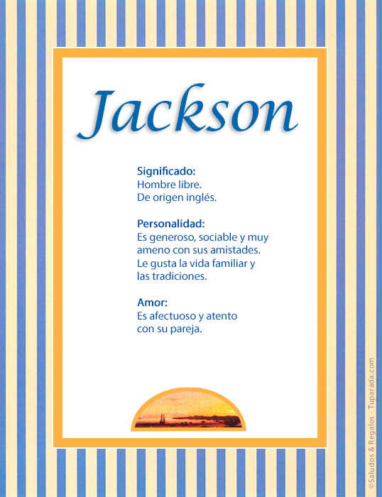 Tarjeta - Jackson