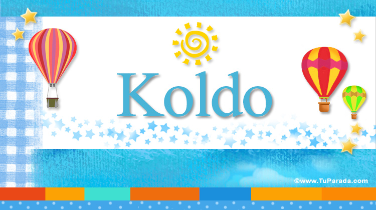 Koldo, imagen de Koldo