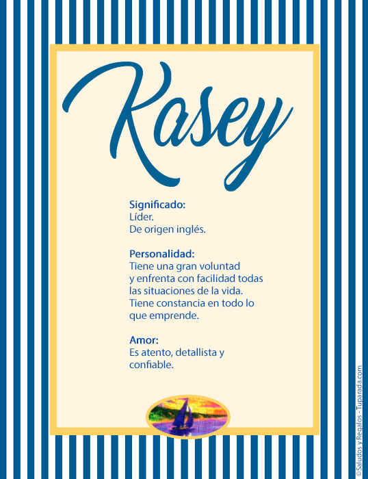 Tarjeta - Kasey