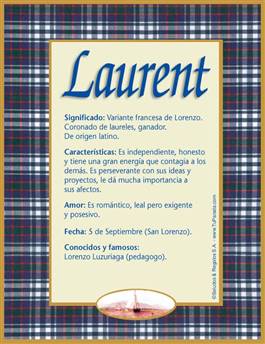 Nombre Laurent