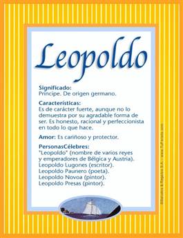 Significado del nombre Leopoldo