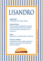 Lisandro