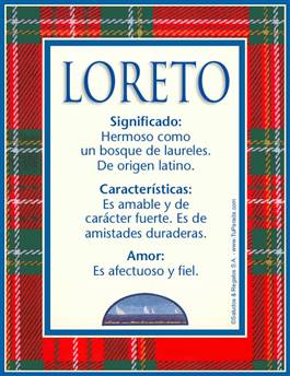 Significado del nombre Loreto