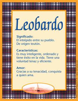 Significado del nombre Leobardo