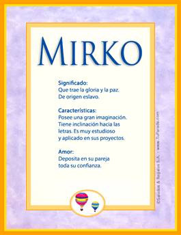 Nombre Mirko