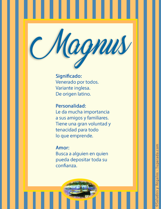 Tarjeta - Magnus